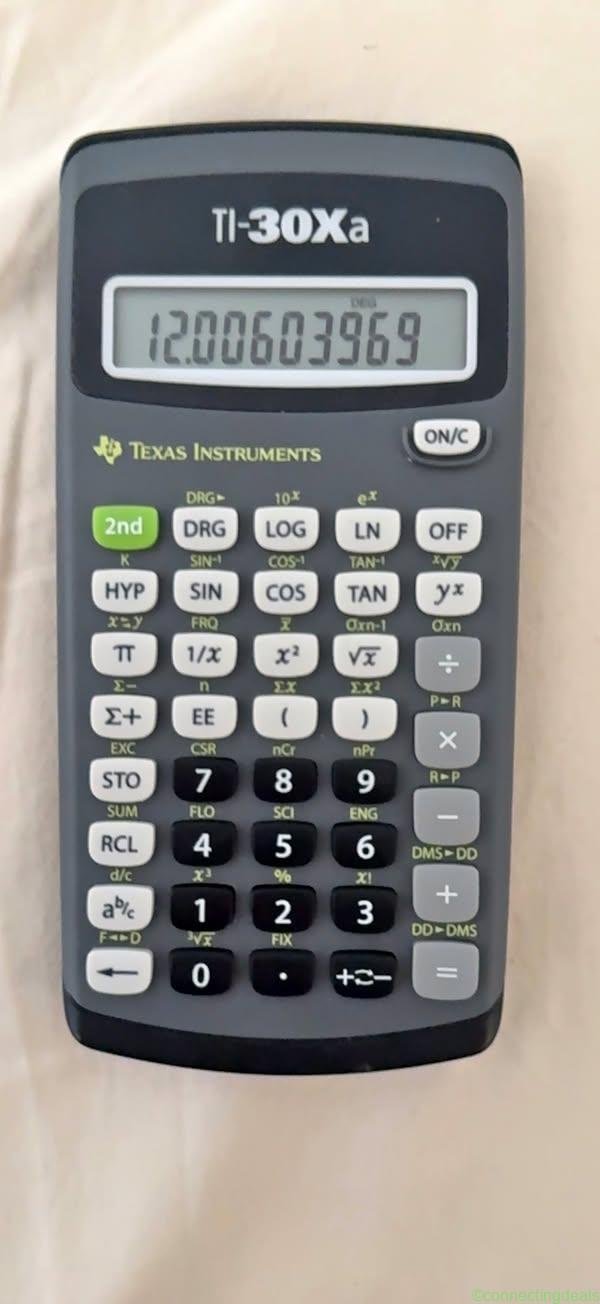 Texas Instruments TI-30Xa Scientific Calculator