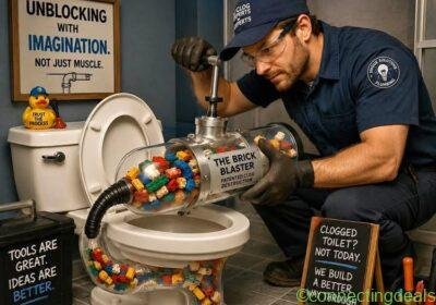 Free ad: The Brick Blaster Creative Plumbing Prop crazy in Edmonton. The Brick Blaster Creative Plumbing Prop crazy in Edmonton