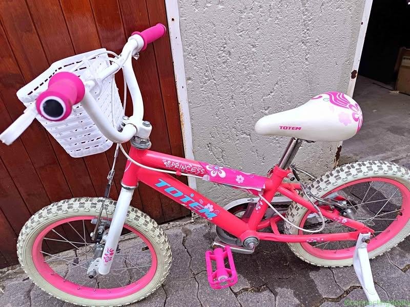 Totem Princess 16″ Bike with Training Wheels –