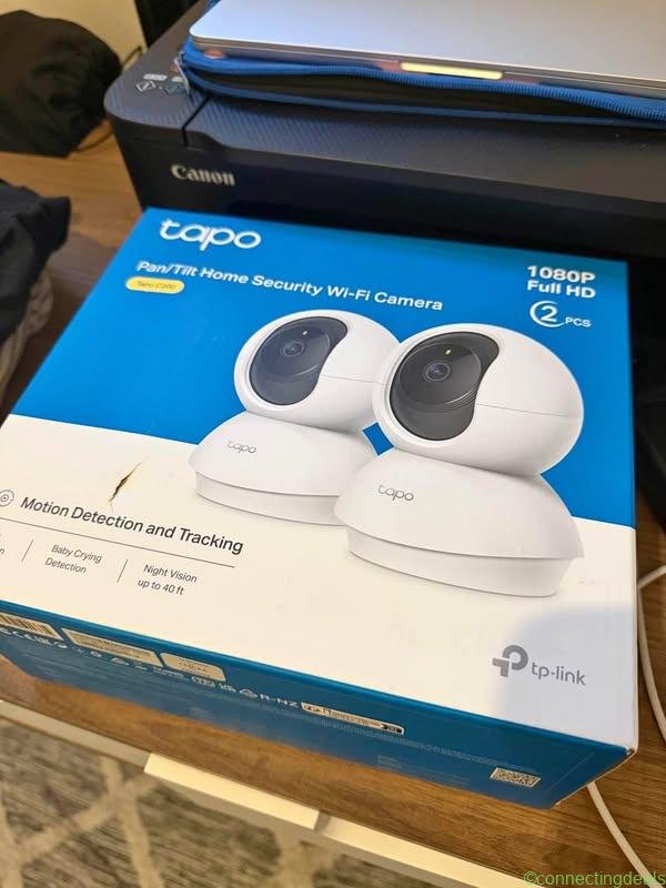 TP-Link Tapo C70 Pan/Tilt Wi-Fi Cameras – Dual