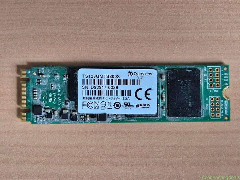 Transcend M.2 SSD 128GB Festplatte – SATA III