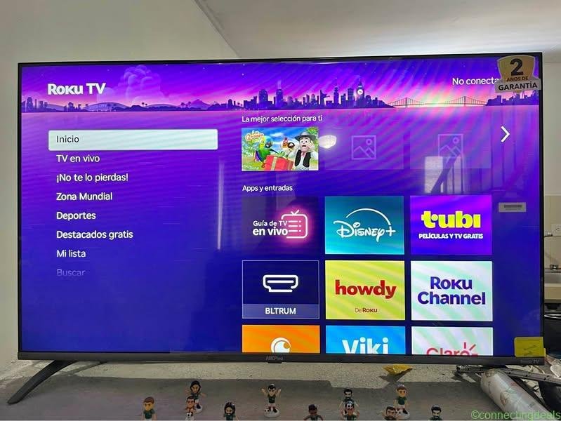 TV HKPRO SISTEMA ROKU DE 43 PULGADAS