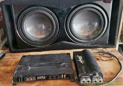 Free ad: Two 10" Alpine subs, ported enclosure, Kenwood in Anchorage. Two 10" Alpine subs, ported enclosure, Kenwood in Anchorage