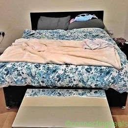 Unwanted King size bed with mattress in Manchester
