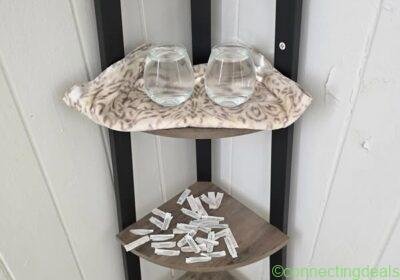 VASAGLE Corner Shelf Stand, 4-Tier Corner in Miami