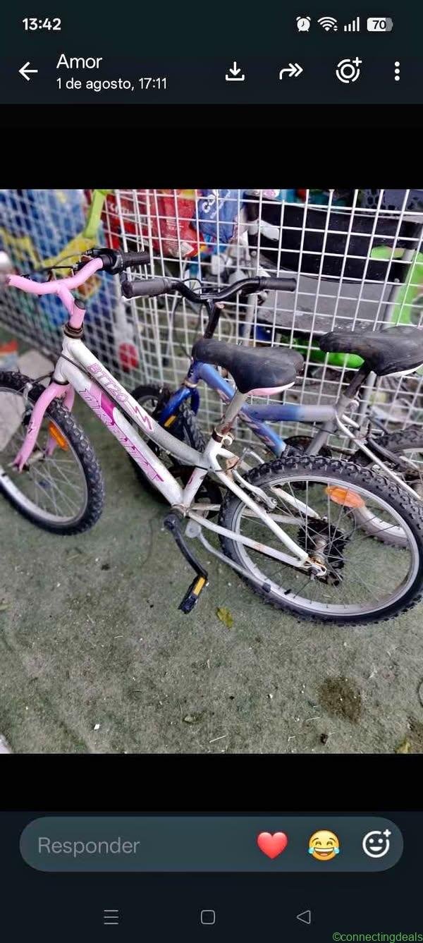 Vendo duas bicicletas de criança ,valor unitário