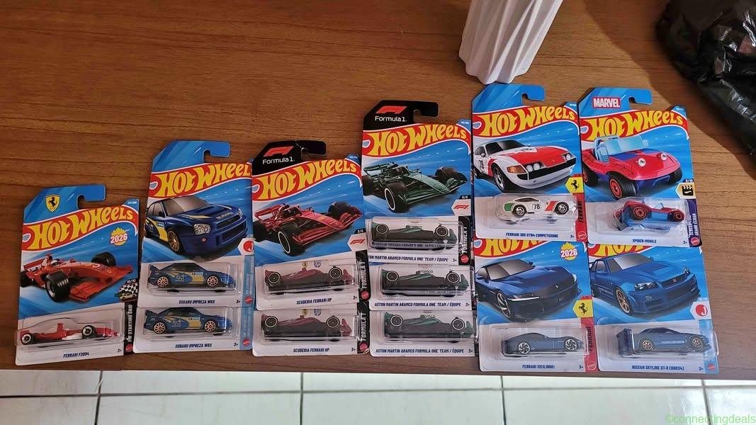 Vendo Hotwheels F1, subaru, Ferrari entre outros