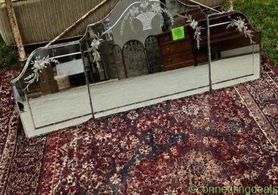 Free ad: Vintage antique 3 panel Venetian mirror in San Diego. Vintage antique 3 panel Venetian mirror in San Diego