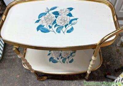 Vintage tea trolley in Manchester