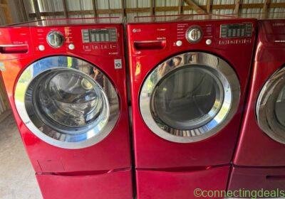Free ad: Washer and dryer LG set electric working in Houston. Washer and dryer LG set electric working in Houston