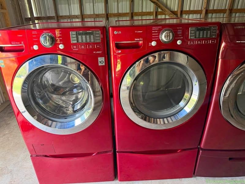 Washer and dryer LG set electric working