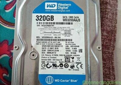 Free ad: WD Western Digital 320GB SATA HDD – WD3200AAJS | in Lucknow. WD Western Digital 320GB SATA HDD – WD3200AAJS | in Lucknow