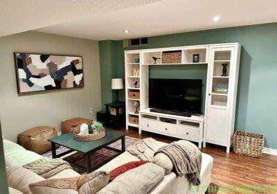 White Hemnes entertainment centre in Toronto