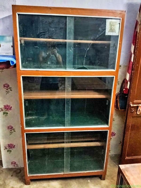 Wooden showcase