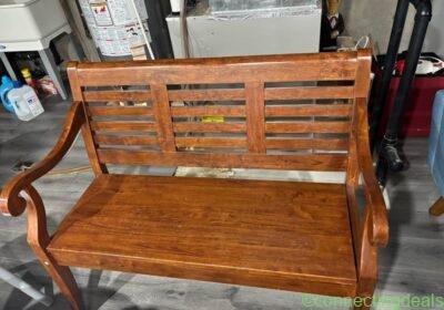 Wooden Storage Bench in Toronto