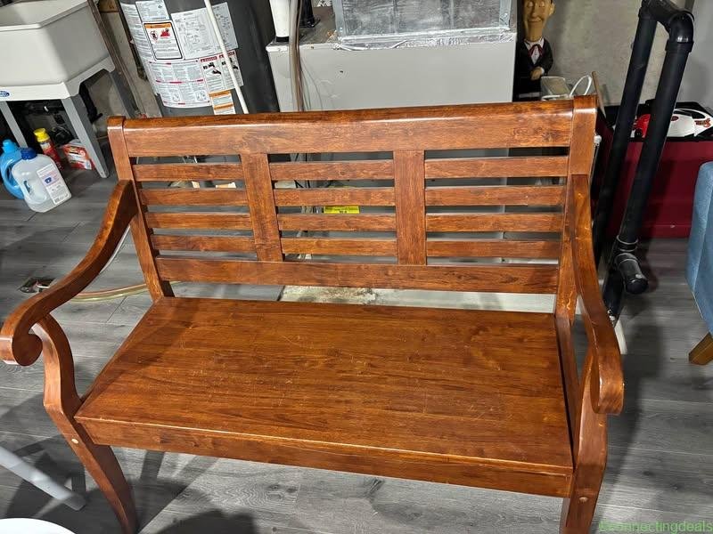 Wooden Storage Bench