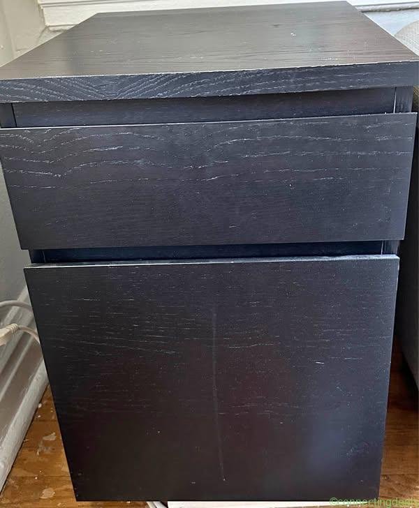 wooden storage cabinet