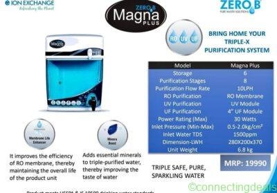Free ad: ZeroB Water Purifier RO in Saharanpur. ZeroB Water Purifier RO in Saharanpur