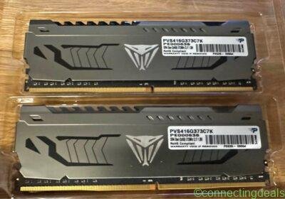 16gb (2x8gb) DDR4 3733MHz Patriot Steel RAM in Coventry