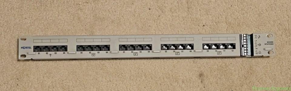 Nortel/Avaya BCM50 NTAT0103 patch panel