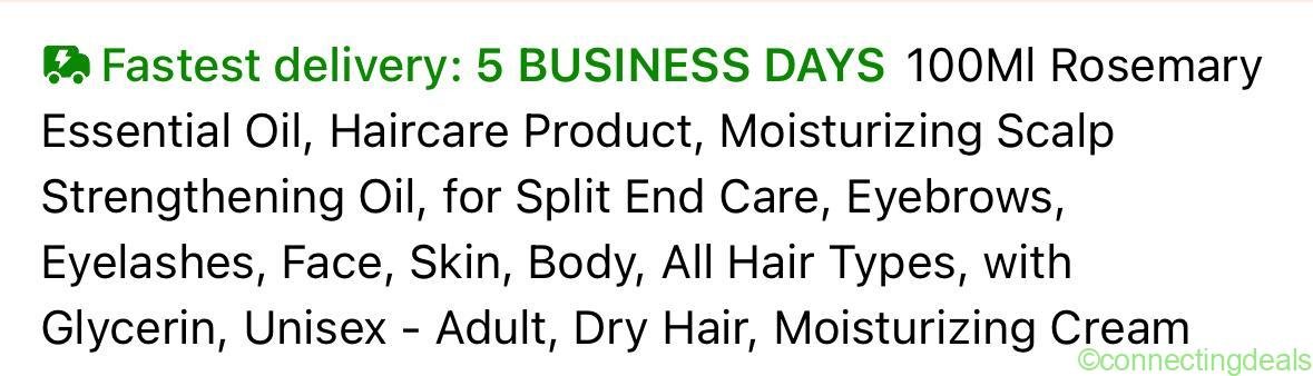 100ml Rosemary Essential Oil.