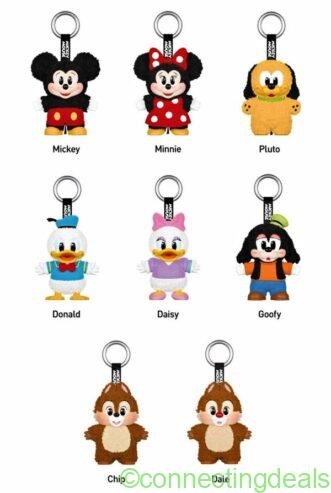 Authentic POPMART Mickey Family Plush Pendants