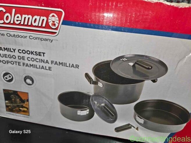 6 piece Coleman Family cookset