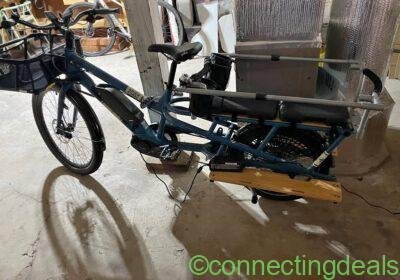 PENDING Like New 2021 Yuba Spicy Curry Bosch ECargo Bike 824 Miles Loaded w Extras!