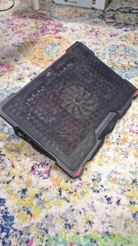 AICHESON Laptop Cooling Pad 5 Fans Up to 17.3 Inch Heavy Notebook Cooler no cable