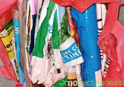 Empty Garden Soil Bags