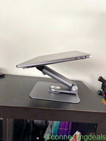 Laptop stand, adjustable, extendable, and swivel