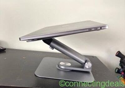 Laptop stand, adjustable, extendable, and swivel
