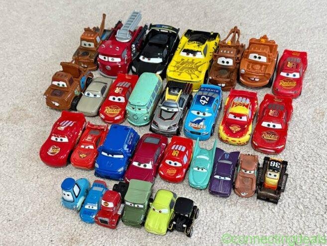 30 pieces of Disney Cars movie cars