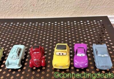 Mini Cars from Pixar Cars cartoon. 2″ each. Set of 8