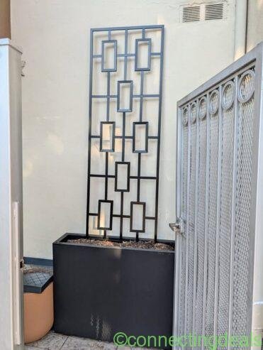 Trellis Planter 8ft Garden, Outdoor, Large, Black