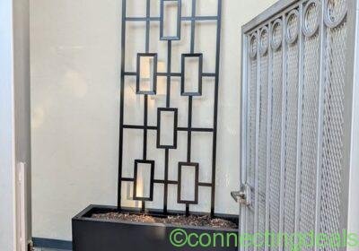 Trellis Planter 8ft Garden, Outdoor, Large, Black
