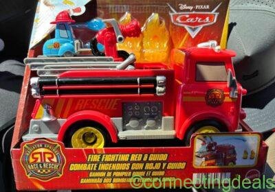 Fire Fighting Red Guido Race Rescue Disney Pixar Cars Mattel