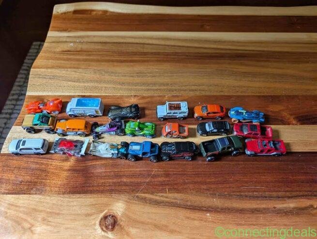 Hot wheels and match box cars, all 20 for 10