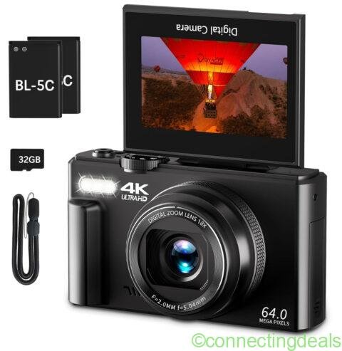 4K Digital Camera for Photography