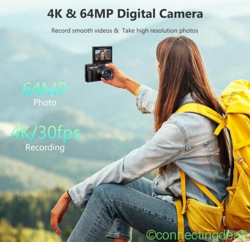 4K Digital Camera for Photography