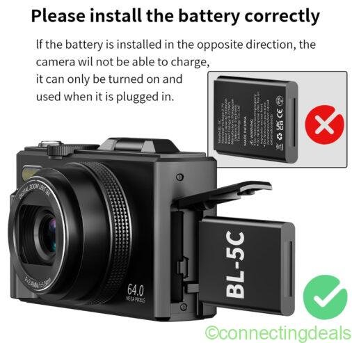 4K Digital Camera for Photography