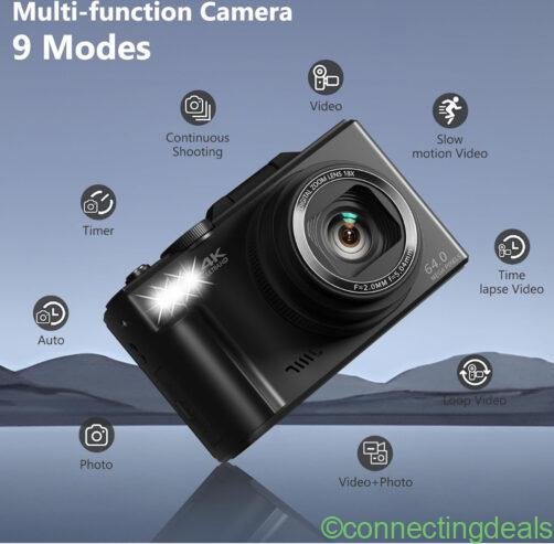 4K Digital Camera for Photography