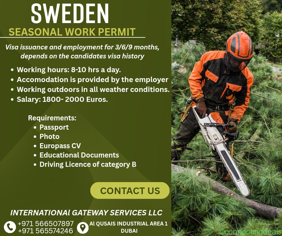 Seasonal Jobs Sweden