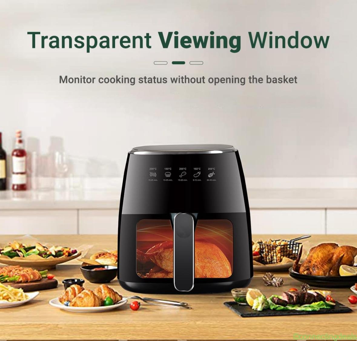 INALSA Air Fryer 5.5 Ltr