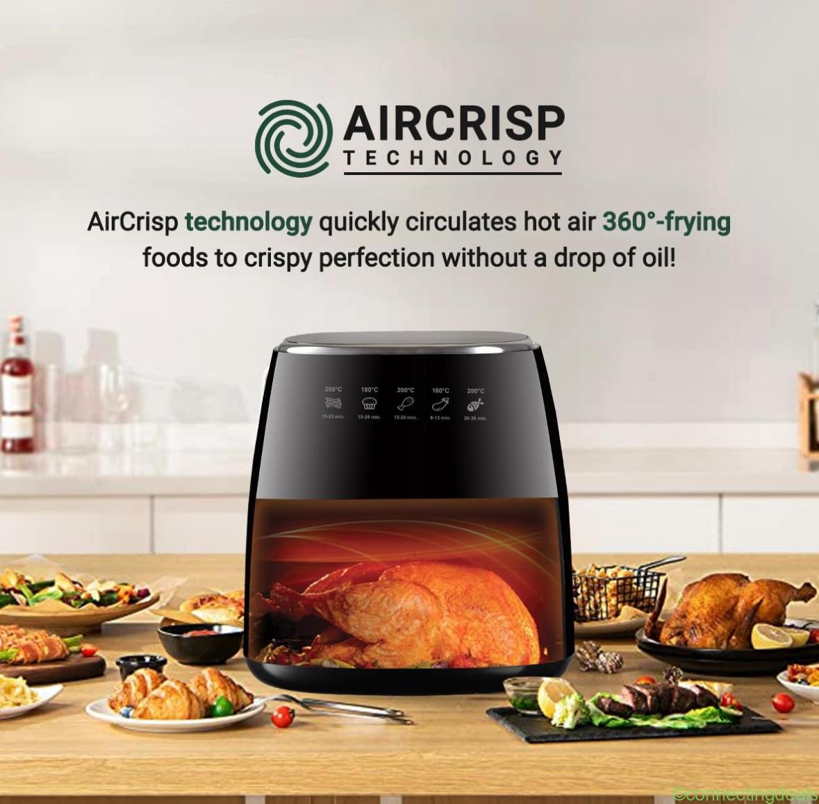 INALSA Air Fryer 5.5 Ltr