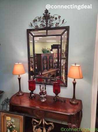 Old World Bronze Mirror by Friedman – $299