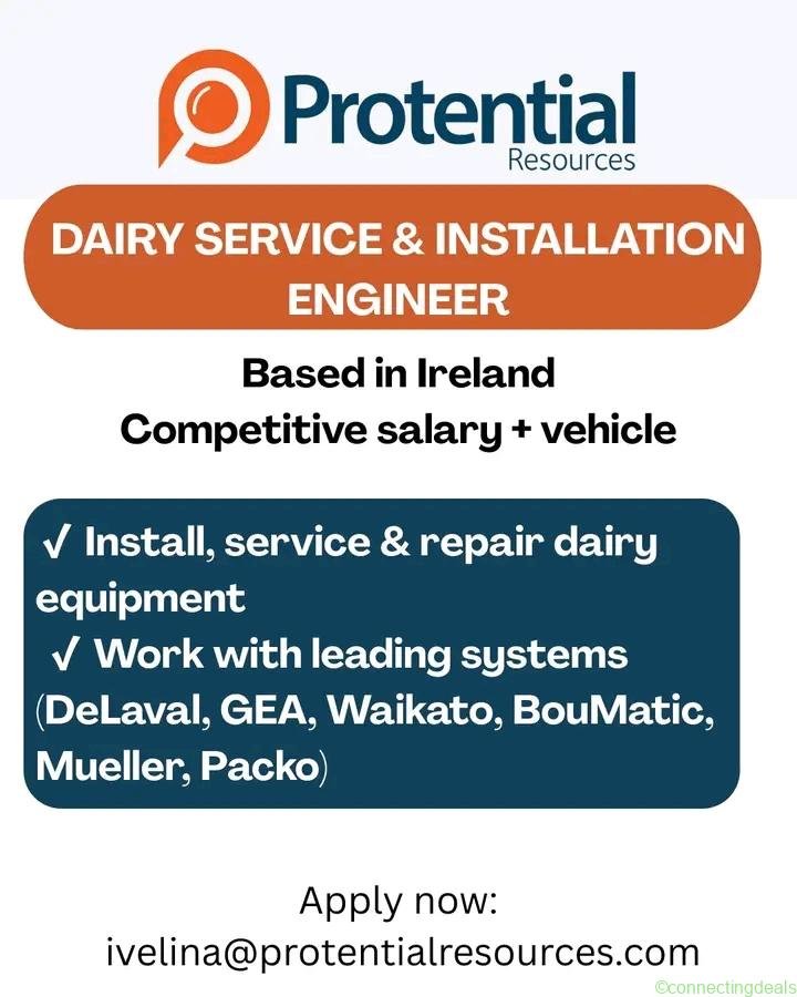 Dairy service and installation engineer