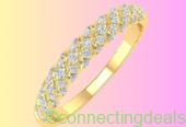 5 Gold Shell Rings Elegant Summer Jewelry Set