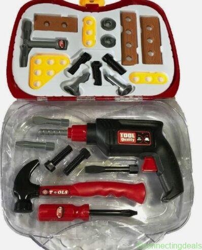 23pc TOOL SET & CARRY CASE WITH DRILL