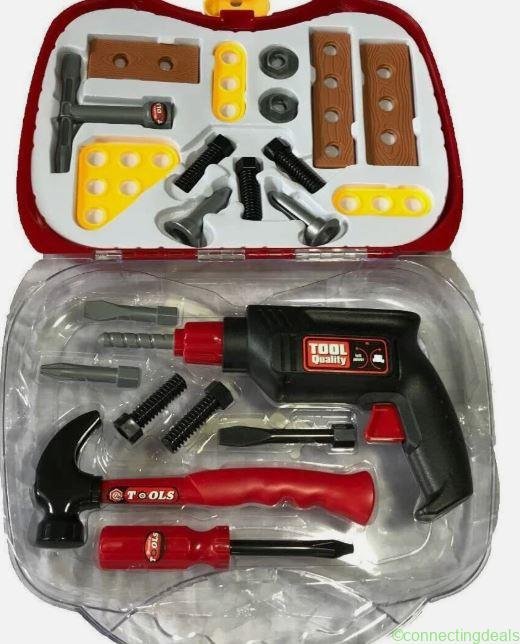 23pc TOOL SET & CARRY CASE WITH DRILL